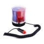 Red + Blue Light Brilliant Strong Xenon 10 Flash Strobe Warning Light for Auto Car