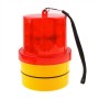 Флэш -стробоскоп предупреждающий свет с сильным магнитным основанием (желтый + красный)