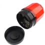 6-й флэш-стробоскоп предупреждающий свет для автомобиля с сильной магнитной основой (красный + черный)