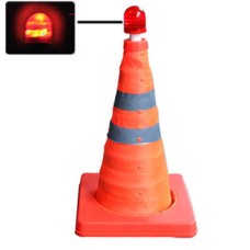 Lift Road Safety Road Cones with Warning Dome, Height: 44cm