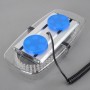 25W 240 LED Vehicle Roof Top Emergency Hazard Warning Strobe Light, Blue Light