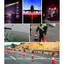 Night Solar Warning Construction Safety Warn Flash Lights Signal Light(Screw)