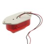 DC24V Led Mini Strobe Signal Warning Light Silent Warning Light(Red)