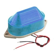 AC220V Светодиодный мини -стробоскольный сигнал предупреждающий свет молчаливый предупреждающий свет (синий)