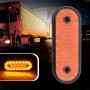 5 PCS MK-095 24V 20 LEDs Universal Truck Side Lights Truck Trailer Tail Lights(Yellow)