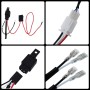 Offroad Driving 180W Light Bar Wiring Harness with Fuse 40 Amp Relay ON/OFF Switch