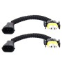 2 PCS H11 Car HID Xenon Headlight Male to Female Conversion Cable with Ceramic Adapter Socket