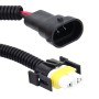 2 PCS H11 Car HID Xenon Headlight Male to Female Conversion Cable with Ceramic Adapter Socket