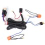 12V 2-lamp Car Headlight Modification Wiring Harness Brightener Cable