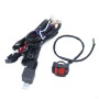 24V 2 in 1 Car / Motorcycle LED Spotlight Headlight Flashing Wiring Harness Cable