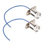 1 Pair Car 1156 Bulb Holder Base Female Socket with Cable