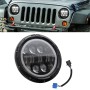 7 Inch 40W 4500LM 6000K + 3000K 12 LED Car Truck Off-road Vehicle Circular LED Angel Eye Herdsman Lamp Headlights Work Lights Spotlight