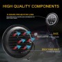 7 Inch 40W 4500LM 6000K + 3000K 12 LED Car Truck Off-road Vehicle Circular LED Angel Eye Herdsman Lamp Headlights Work Lights Spotlight