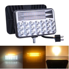 5 inch 22W DC 9-32V 2250LM IP67 3000-5000K Car Double Colors Truck Off-road Vehicle LED Work Lights / Headlight
