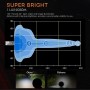 4 inch 23.8W DC 10-30V 1900LM IP67 Car Truck Off-road Vehicle Round Strobe LED Work Lights, with 34LEDs SMD-3030 Lamps