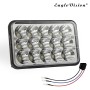 5 inch 4X6 H4 15W DC 9-30V 1500LM IP67 Car Truck Off-road Vehicle LED Work Lights / Headlight, with 15LEDs Lamps
