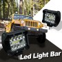 4 inch 15W 1500LM LED Strip Lamp Working Refit Off-road Vehicle Light Roof Strip Light