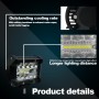 4 inch 15W 1500LM LED Strip Lamp Working Refit Off-road Vehicle Light Roof Strip Light