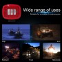 15W White Light  Red Square-Shaped Waterproof Car Boat Marine Work Lights Spotlight LED Bulbs, DC 9-30V