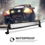 20 inch 2 Rows 46W 6000K IP67 Car Boat Marine Work Lights Spotlight LED Bulbs, DC 10-30V