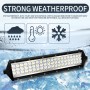 12 inch 5 Row 88 LEDs 26400 Lumen 6000K Car Truck Off-road Vehicle LED Light Bar Work Lights Headlight