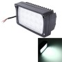 DC 10-60V 45W 2500LM 6000K Waterproof Vehicle Car Boat Marine External Work Lights Emergency Lights 60 Degrees Adjustable Flood Light LED Car Bulbs with 15 Intense Wafer Lights (White Light)