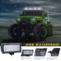 7 inch Four Rows 35W 2000LM 6000K Car Truck Off-road Vehicle LED Work Lights Spotlight