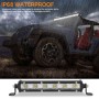 20inch 13W 6000K Spot / Flood Light Ultra-thin Waterproof Car SUV Work Lights LED Bulbs, DC 9-30V