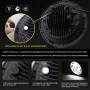 7 inch H4 DC 9V-30V 6000LM 6000K/3000K 55W IP67 3LED Lamp Beads Car Round Shape LED Headlight Lamps for Jeep Wrangler, with Angel Eye