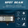 12 inch Three Rows 42W 3360LM 6000K IP67 Car Truck Off-road Vehicle LED Work Lights Spot / Flood Light, with 60LEDs SMD-3030 Lamps