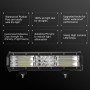 12 inch Three Rows 42W 3360LM 6000K IP67 Car Truck Off-road Vehicle LED Work Lights Spot / Flood Light, with 60LEDs SMD-3030 Lamps