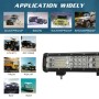 12 inch Three Rows 42W 3360LM 6000K IP67 Car Truck Off-road Vehicle LED Work Lights Spot / Flood Light, with 60LEDs SMD-3030 Lamps