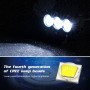 2 PCS 4 inch 25W 6000K 3000LM DC12-30V Motorcycles / Car / Ship LED Spotlight A Column Lights, Single Row 3LEDs