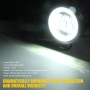 2 PCS Car 4 inch Round Spotlight Work Light with Angel Eyes (White Light)