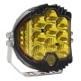 OL-1950Y 5 inch DC12V-30V 5000LM 6500K 50W Car LED Light on Three Sides Headlight for Jeep Wrangler (Gold Light)