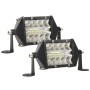 E6 2 PCS DC9-30V / 60W / IP67 / 6000K Car 5 inch 3-row LED Work Light Headlight