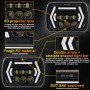 Car 7 inch Square DC9-30V  LED Headlight Modification Accessories for Jeep Wrangler