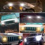 Car 7 inch Square DC9-30V  LED Headlight Modification Accessories for Jeep Wrangler