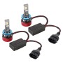 1 Pair H8 DC12V 65W 6000K 6500LM LED Car Headlights