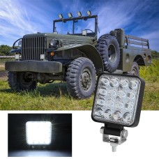 D0038 11.2W 10-30V DC 6000K 3 inch 16 LEDs Square Offroad Truck Car Driving Light Work Light Spotlight Fog Light