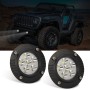 2 PCS Car 5 inch Round Embedded Front Bumper Light Work Light