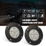 2 PCS Car 5 inch Round Embedded Front Bumper Light Work Light