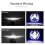 7 inch H4 / H13 DC 9V-30V 3000LM 6000K 25W Car Round Shape LED Headlight Lamps for Jeep Wrangler, with Angel Eye(Blue Light)