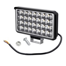 WUPP CS-1242A1 Car 4 inch Square 32LEDs Highlight Work Light Modified Front Bumper Lamp Spotlight