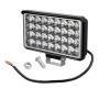 WUPP CS-1242A1 Car 4 inch Square 32LEDs Highlight Work Light Modified Front Bumper Lamp Spotlight