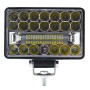 2 PCS WUPP CS-1243A1 Car 4 inch Square 20LEDs Highlight Work Light Modified Spotlight