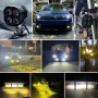 Car 3 inch Continuous Two-color Spotlight 20W / 2000LM / DC9-30V