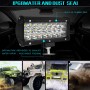 7 inch 18W 1800LM 3 Row LED Strip Light Working Refit Off-road Vehicle Lamp Roof Strip Light