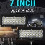 7 inch 18W 1800LM 3 Row LED Strip Light Working Refit Off-road Vehicle Lamp Roof Strip Light