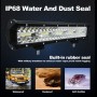 15 inch 75W 7500LM 6000K LED Strip Working Refit Off-road Vehicle Lamp Roof Strip Light